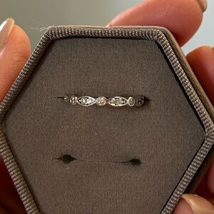 Modern Gents The Bella CZ Wedding Band